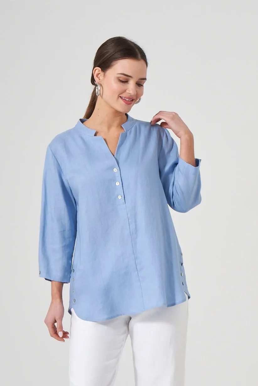 29" Notched Mandarin Tunic