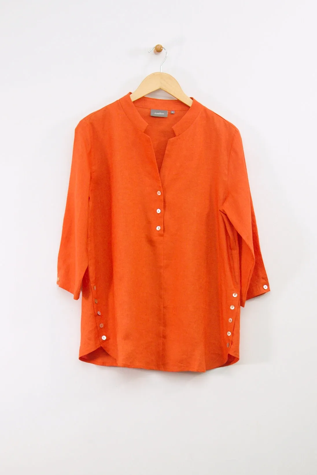 29" Notched Mandarin Tunic