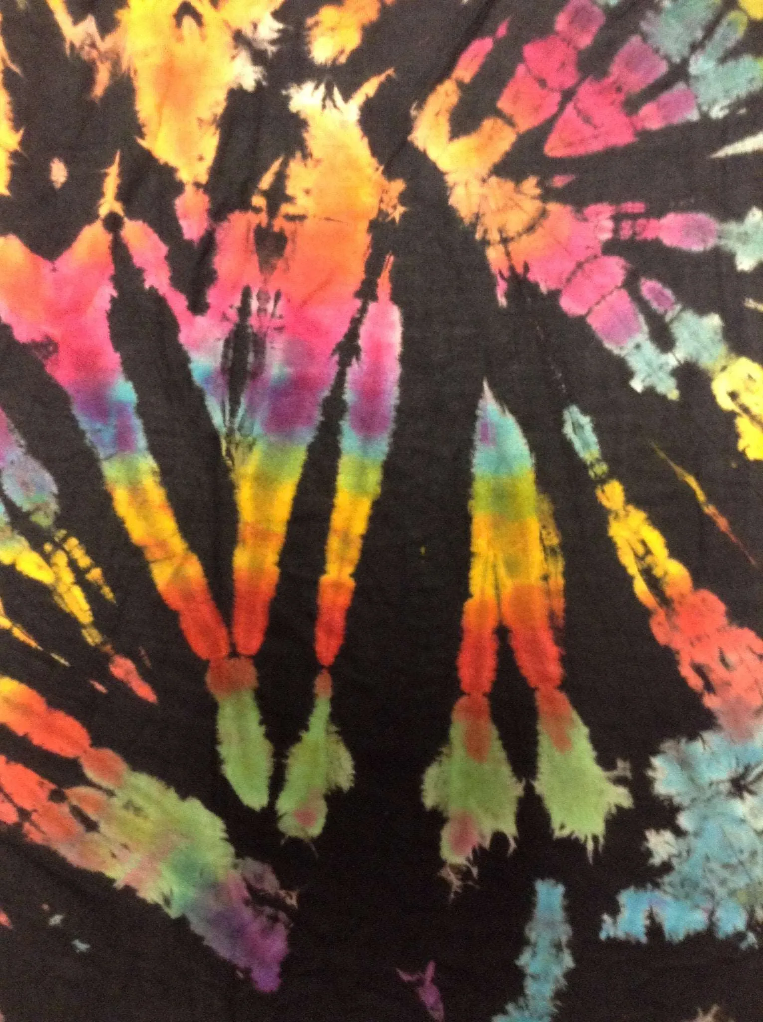 3/4 Sleeve Tie Dye Tunic W/ Pockets
