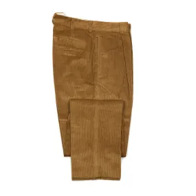 Aantioco pleated trousers in beige cotton corduroy (suit separates)