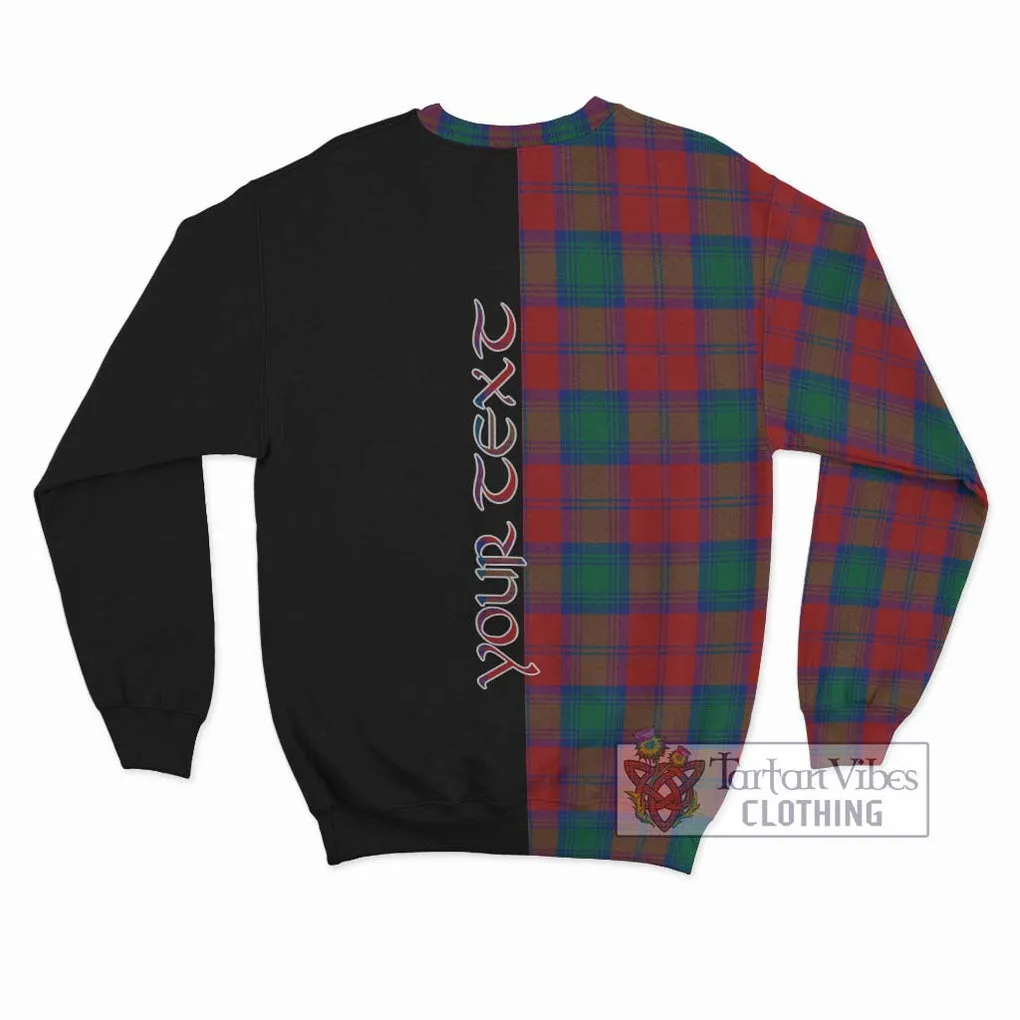 Affleck Tartan Sweatshirt with Family Crest and Half Of Me Style
