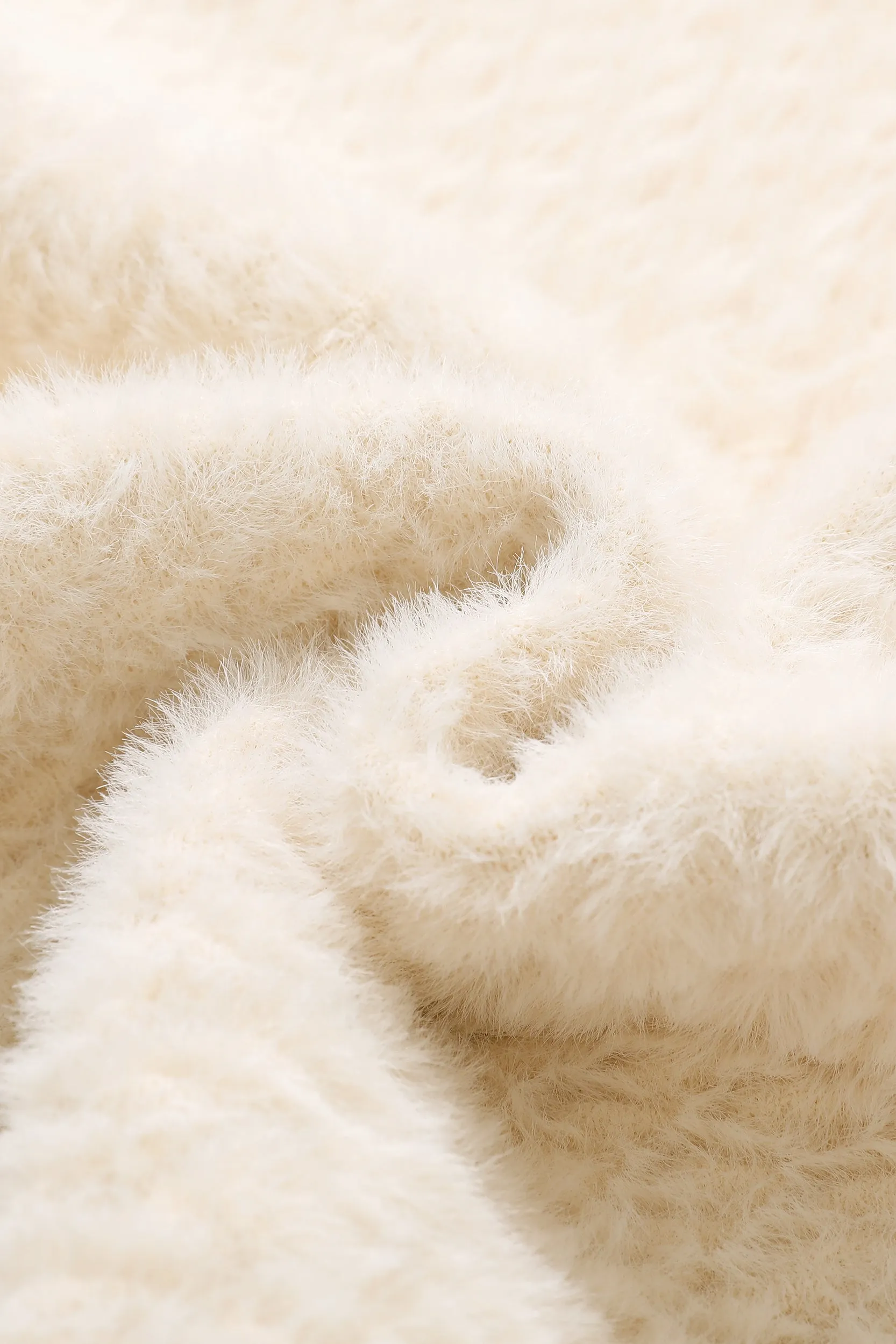 Alexandra V-neck Fuzzy Knit Cardigan