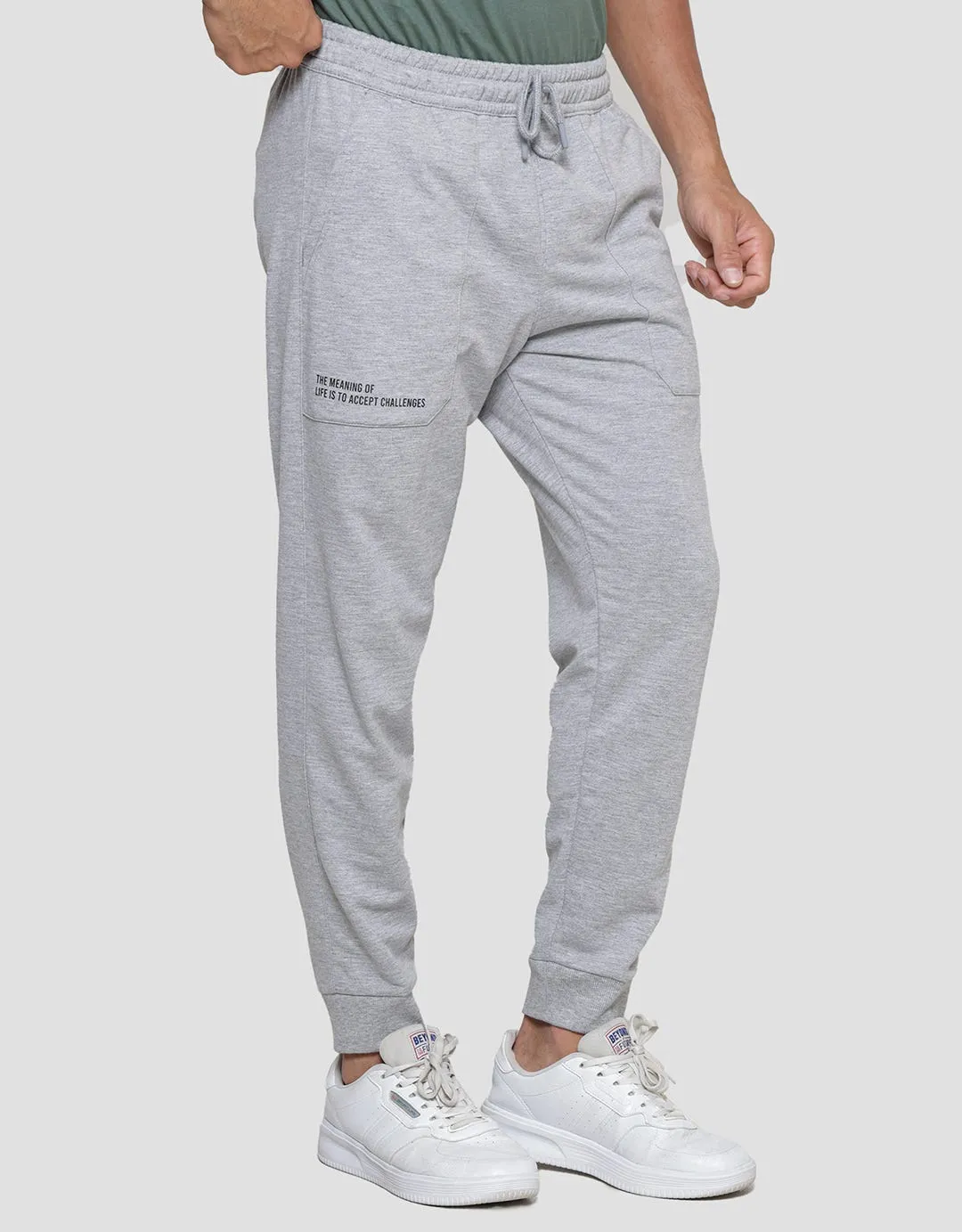 American Jeans Celana Panjang Knit Pocket Overlock Pria