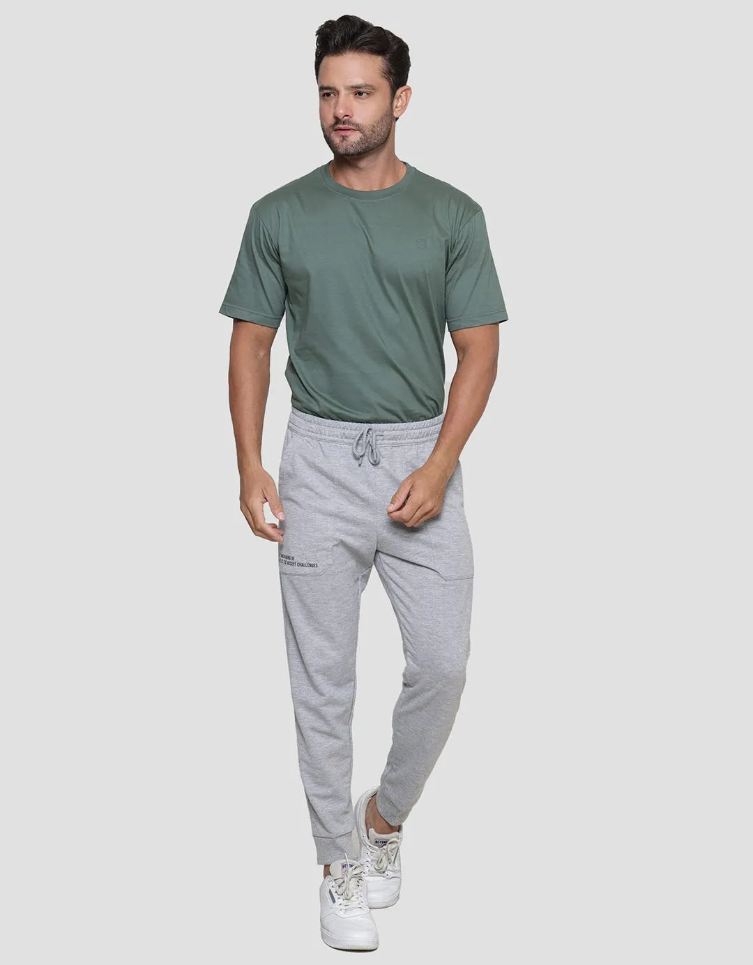 American Jeans Celana Panjang Knit Pocket Overlock Pria