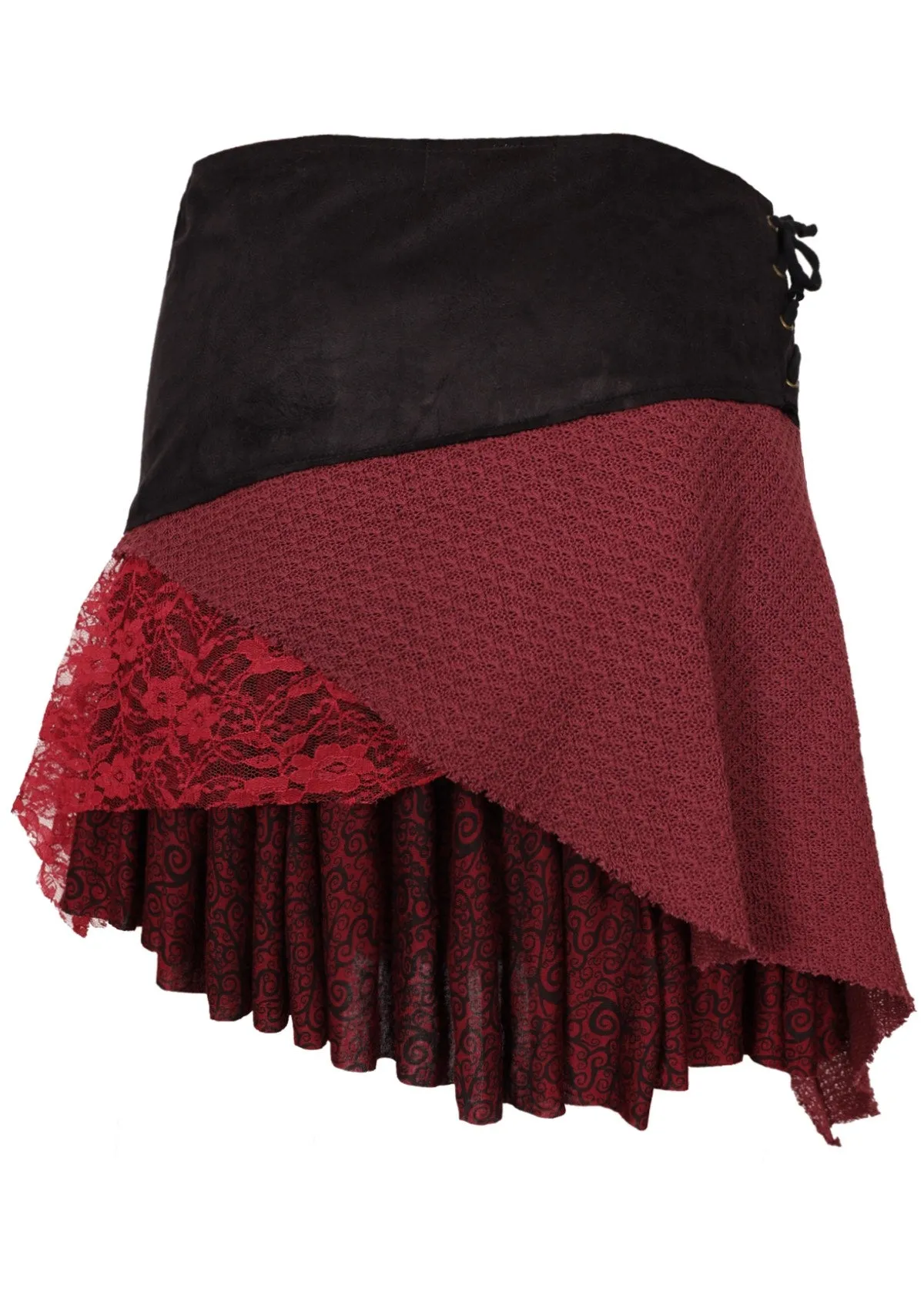 Archer Skirt in Royal Red