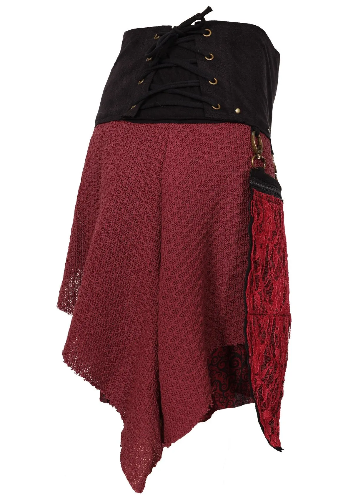 Archer Skirt in Royal Red