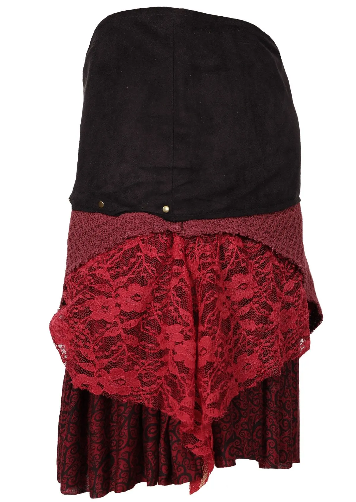 Archer Skirt in Royal Red