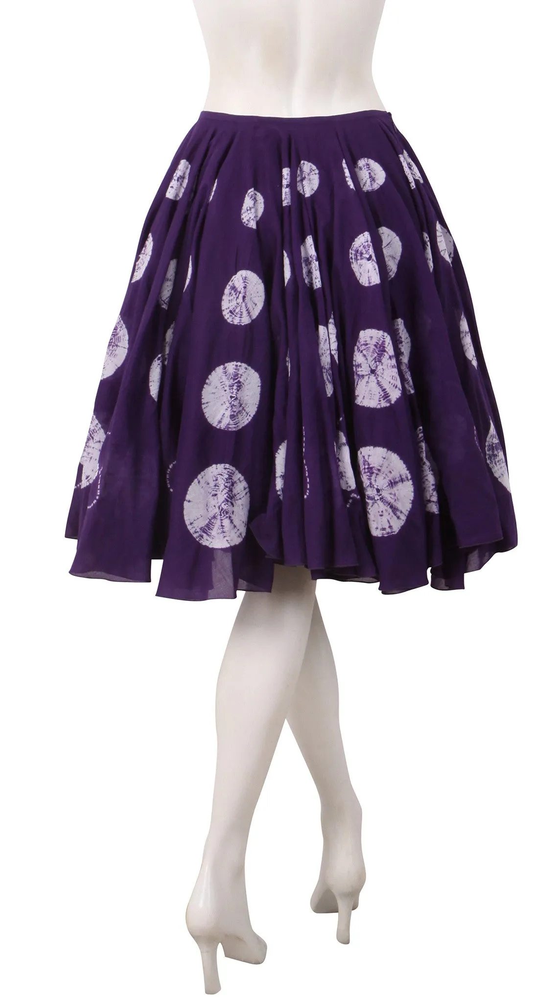 Aster Skirt Cotton Musola (Multi Shibori)