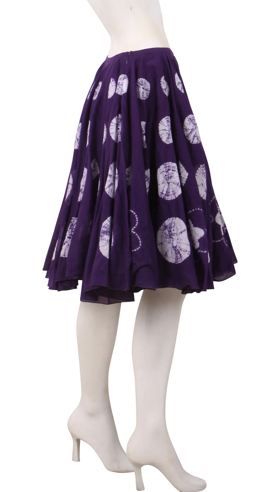 Aster Skirt Cotton Musola (Multi Shibori)