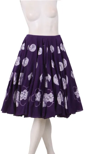 Aster Skirt Cotton Musola (Multi Shibori)