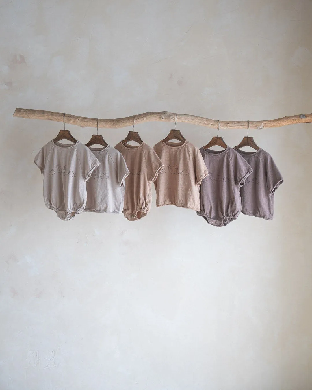 Baby Dinsoaur Romper | Beige