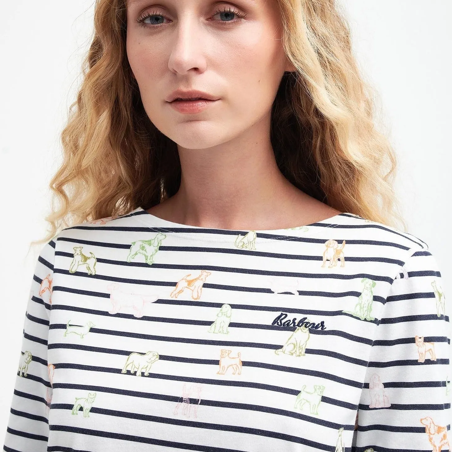 Barbour Bradley Print T-Shirt In Country Print