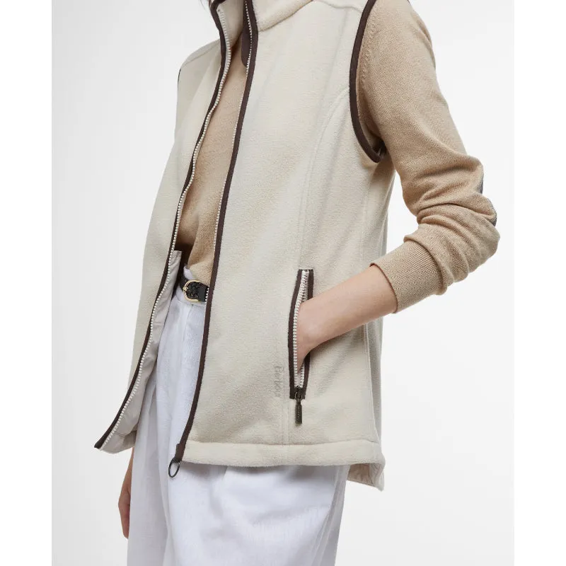 Barbour Country Colton Ladies Fleece Gilet - Pearl