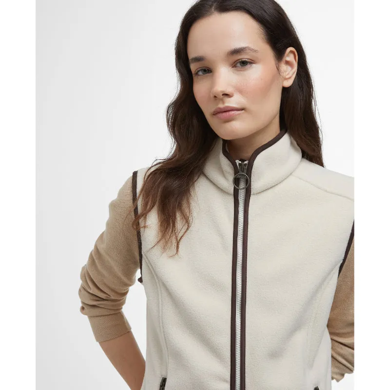 Barbour Country Colton Ladies Fleece Gilet - Pearl