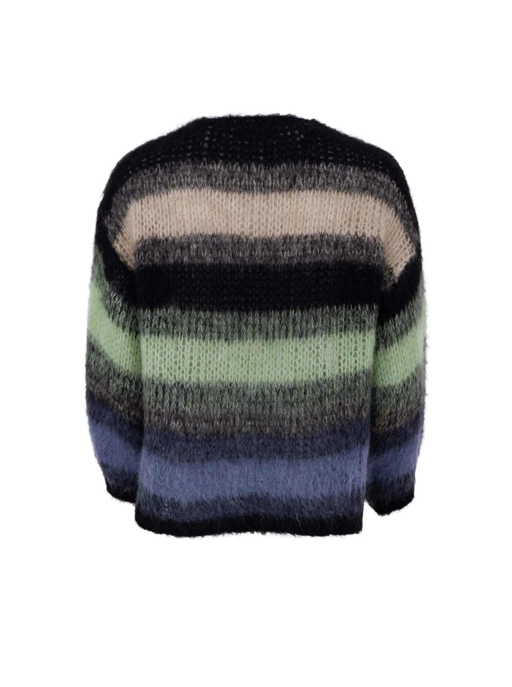 BCFINNA striped cardigan - Black Blue