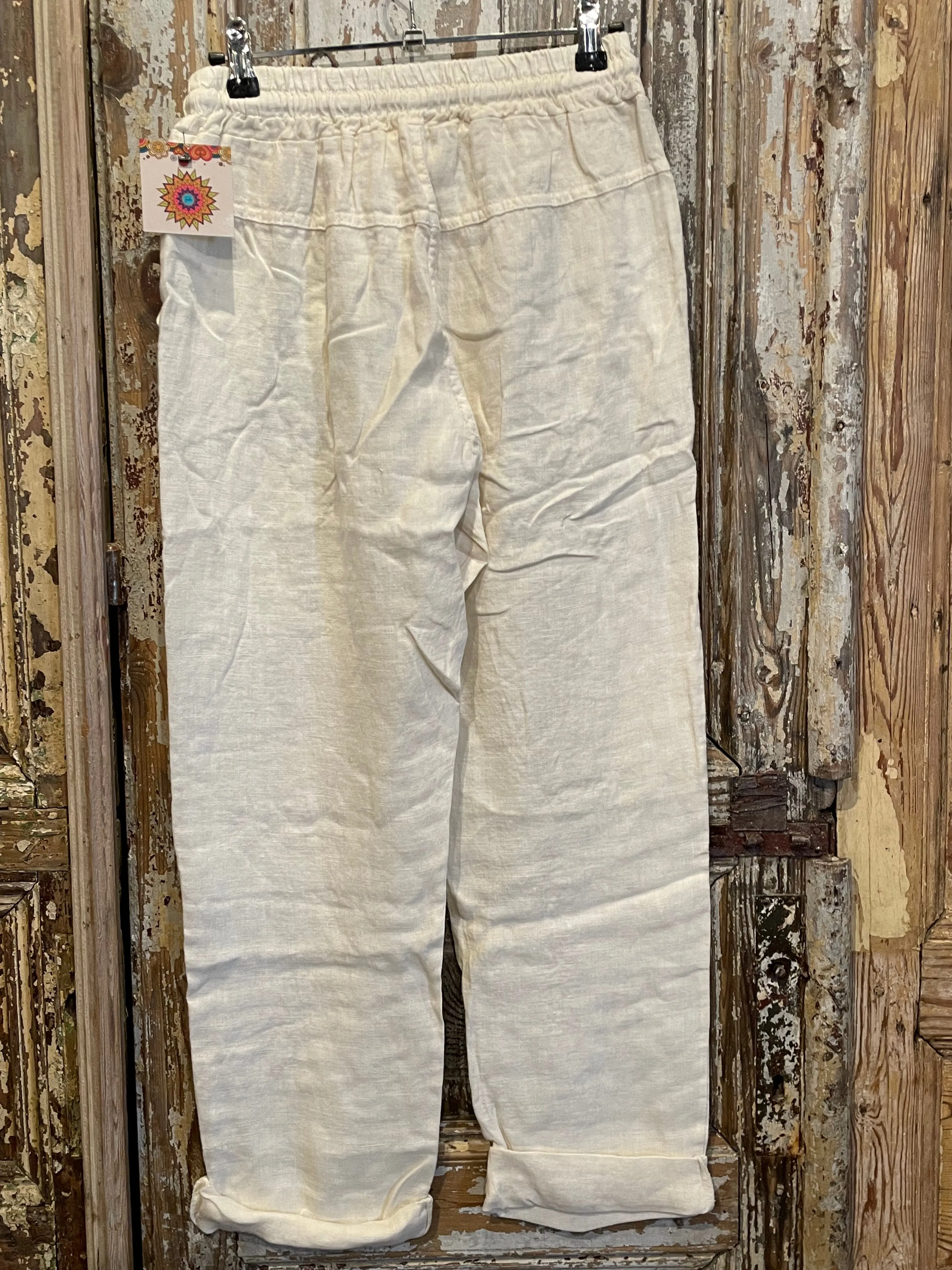 Bling Linen Joggers