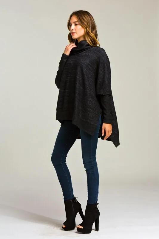 Blustery Afternoon Top - Charcoal