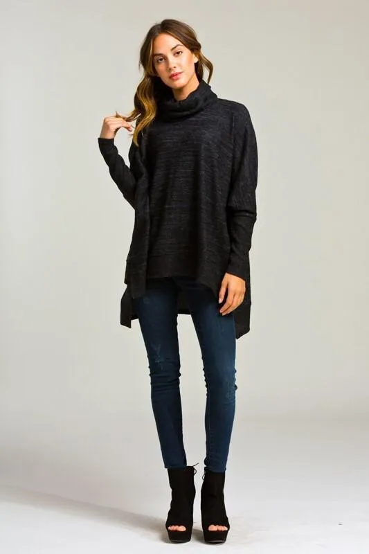 Blustery Afternoon Top - Charcoal