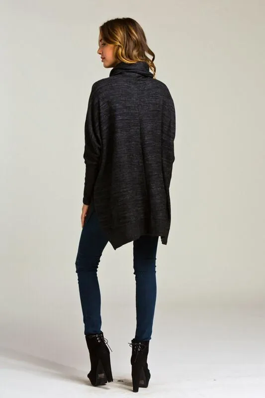 Blustery Afternoon Top - Charcoal