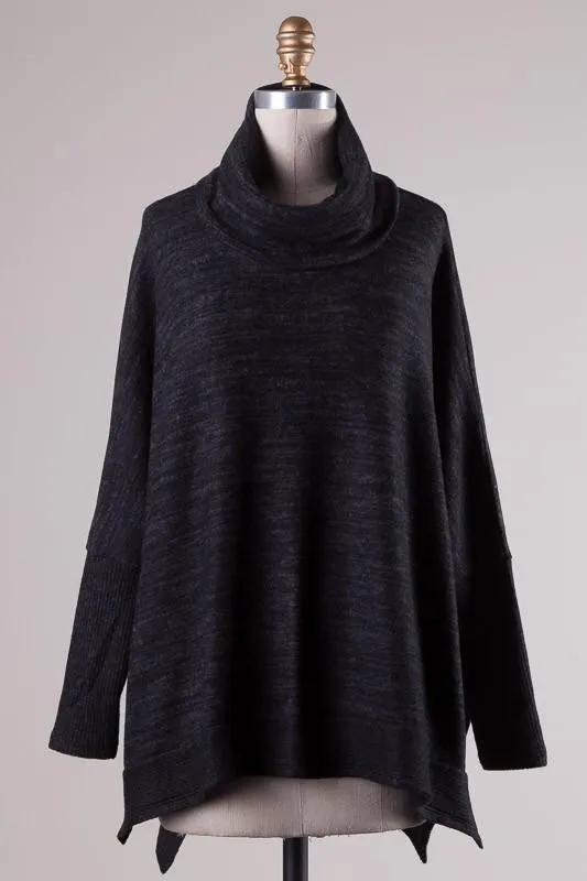 Blustery Afternoon Top - Charcoal