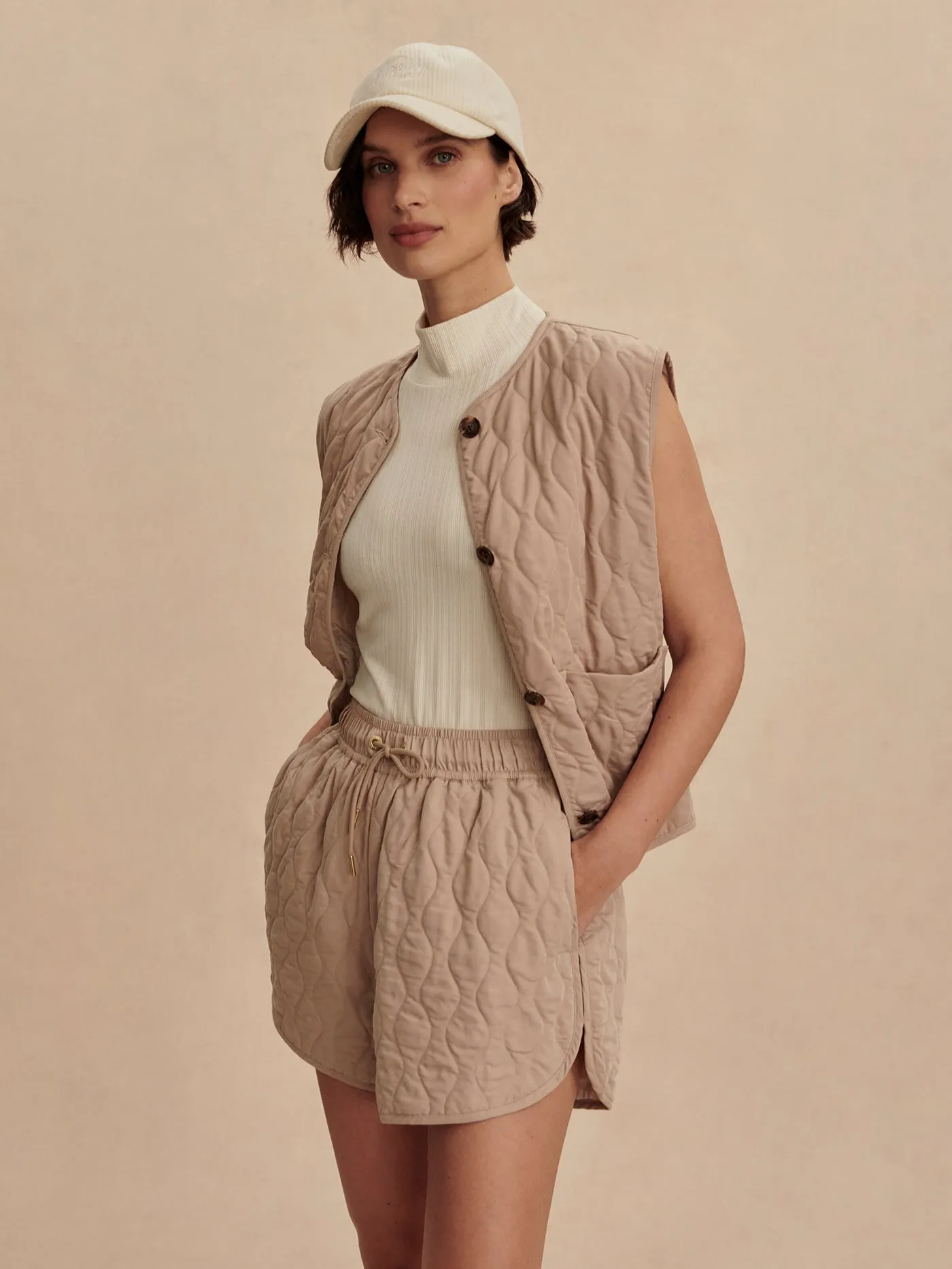 Catrine Quilted Short