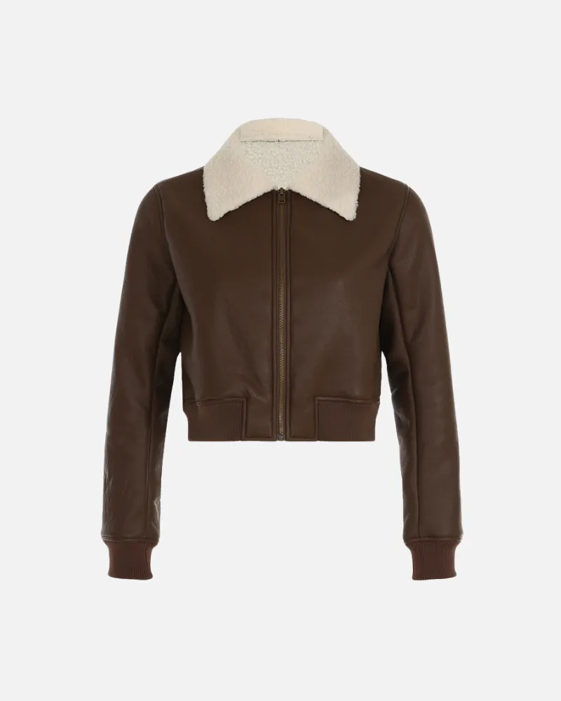 Charlotte Shearling Bomber