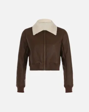 Charlotte Shearling Bomber