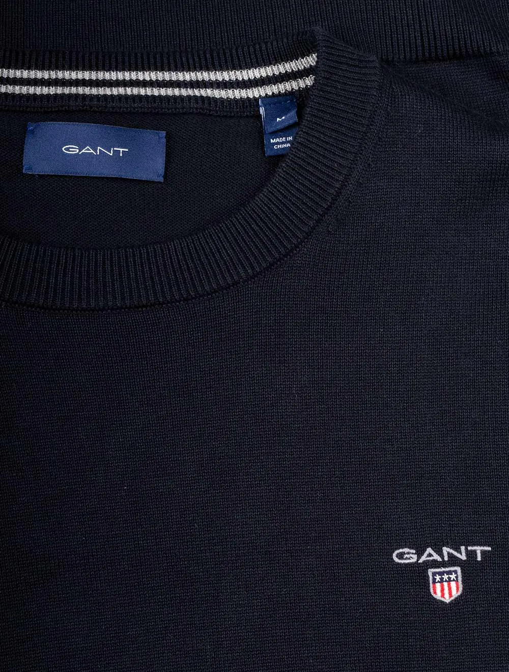 Classic Cotton Crewneck Evening Blue