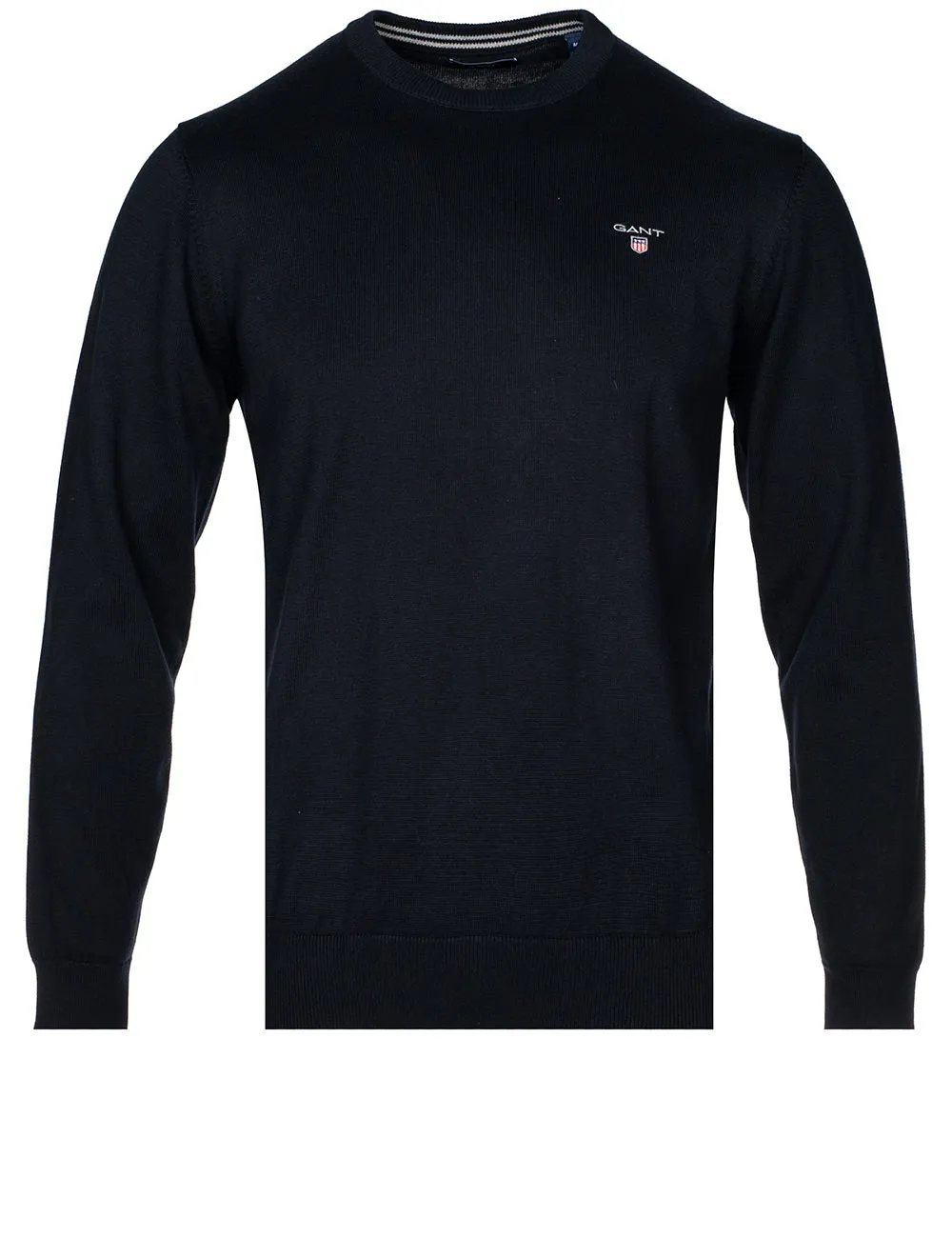 Classic Cotton Crewneck Evening Blue