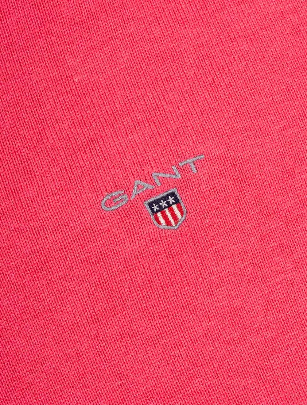 Classic Cotton Crewneck Pink Melange