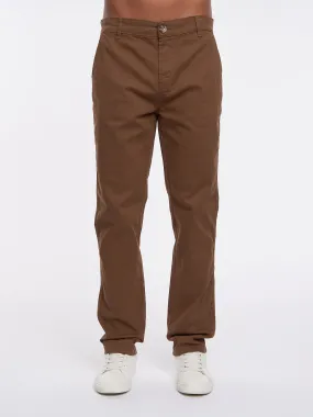 Crosshatch Mens Roysden Chinos Cinnamon