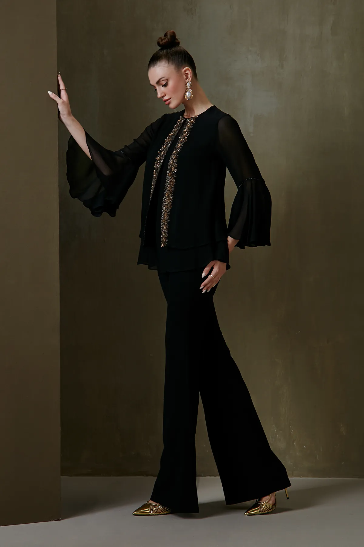 Cypress Sequin Double Layer Top