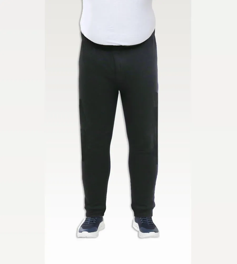 D555 Thermal Long Johns For Men in Black, 2XL-8XL