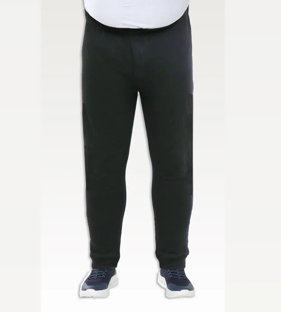 D555 Thermal Long Johns For Men in Black, 2XL-8XL