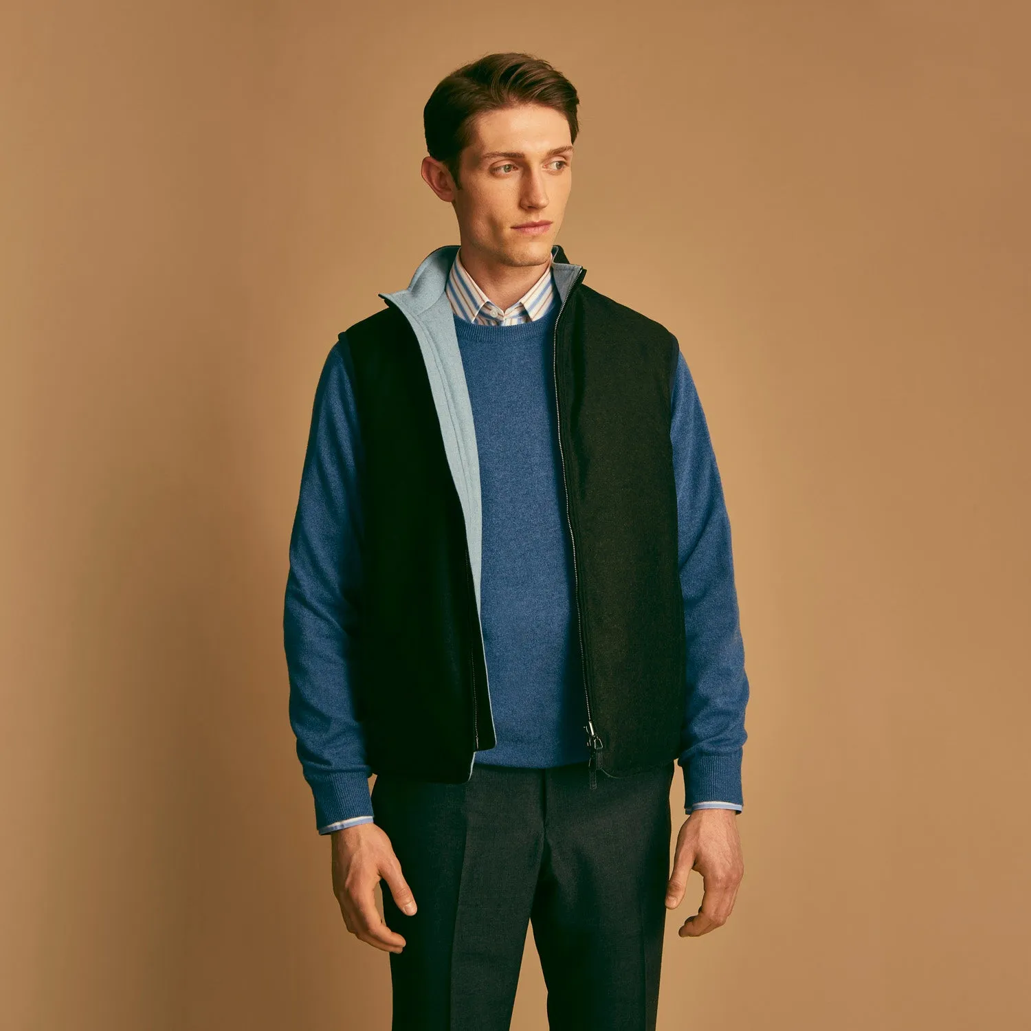 Dark Green Anderson Reversible Gilet