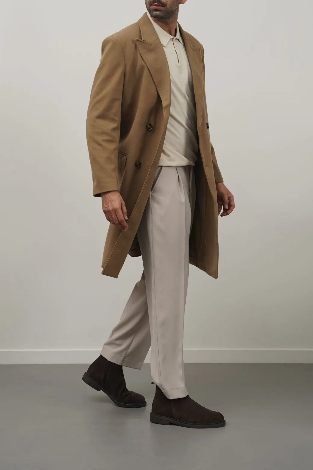 DOUBLE BREASTED OVERCOAT