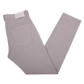 Dust White Stretch Cotton Lyocell Jeans