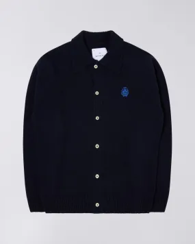 Edwin Mars Polo Cardigan // NAVY