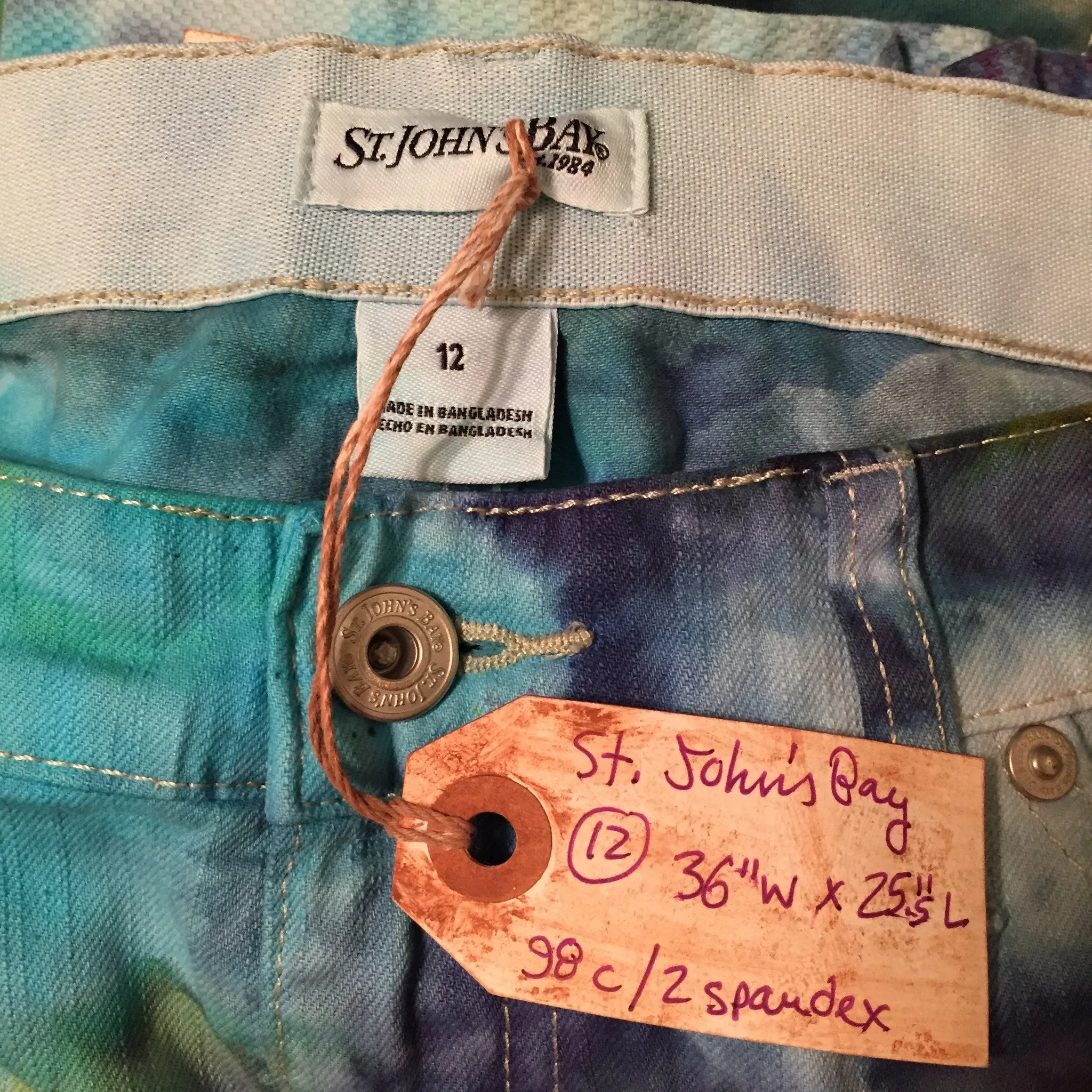Fancy Dance Shibori Tie Dye Jeans by Sage Luxury