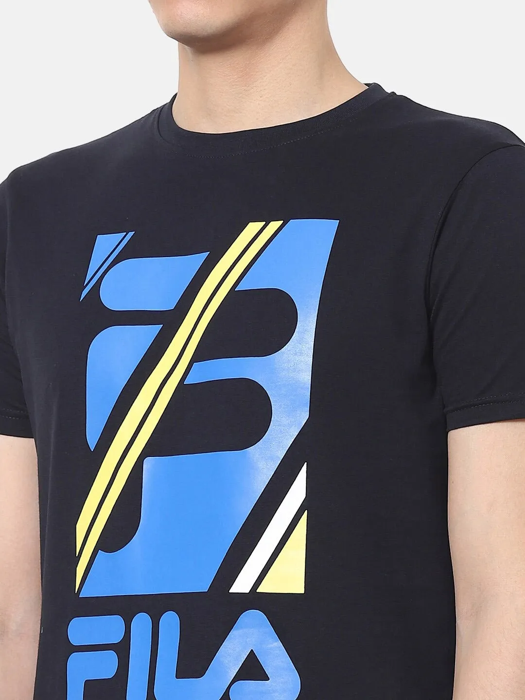 Fila Grey Adrian Men's Logo T-Shirt