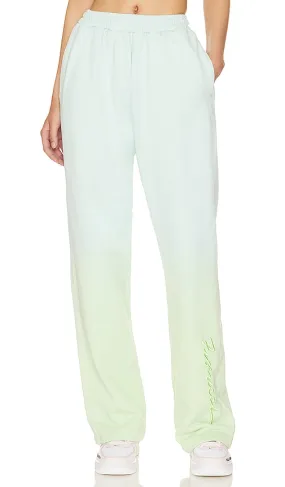 FIORUCCI Gradient Squiggle Logo Joggers in Mint