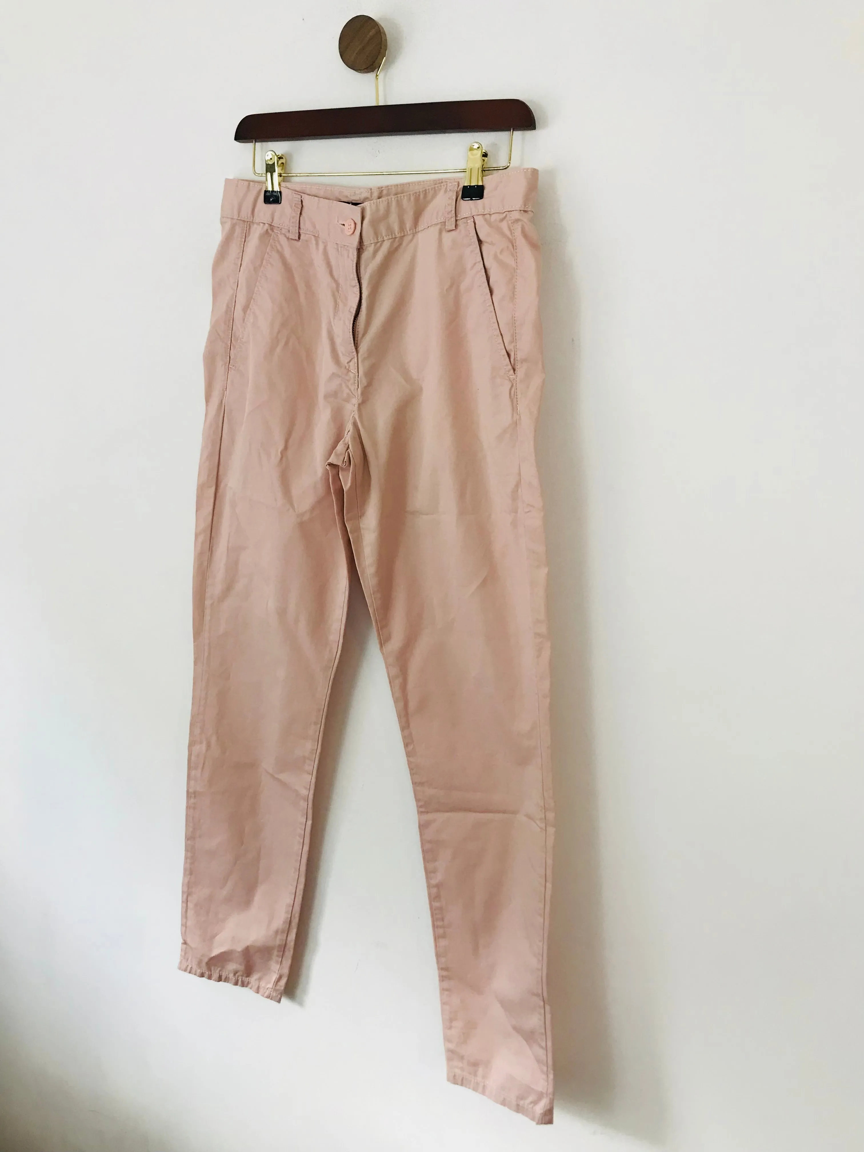 French Connection Women's Cotton, Slim Chinos Trousers | UK8 | Pink
