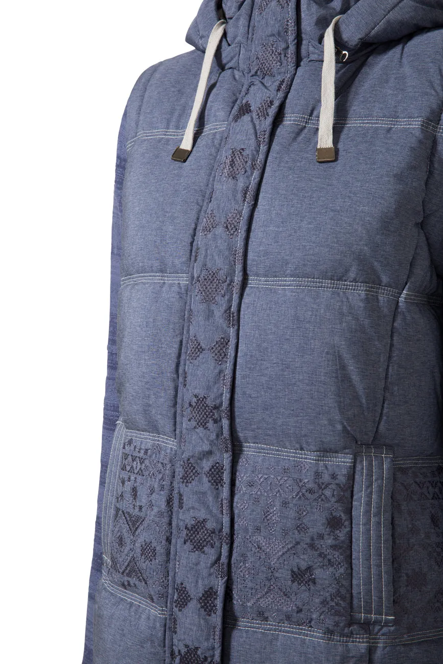 Gabriel Padded Jacket Detachable Knit Arms Desigual Style 19SWEW78