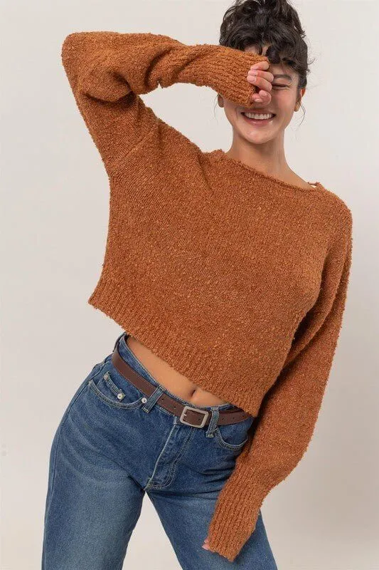 Good Things are Coming Cropped Sweater 3 COLORS!