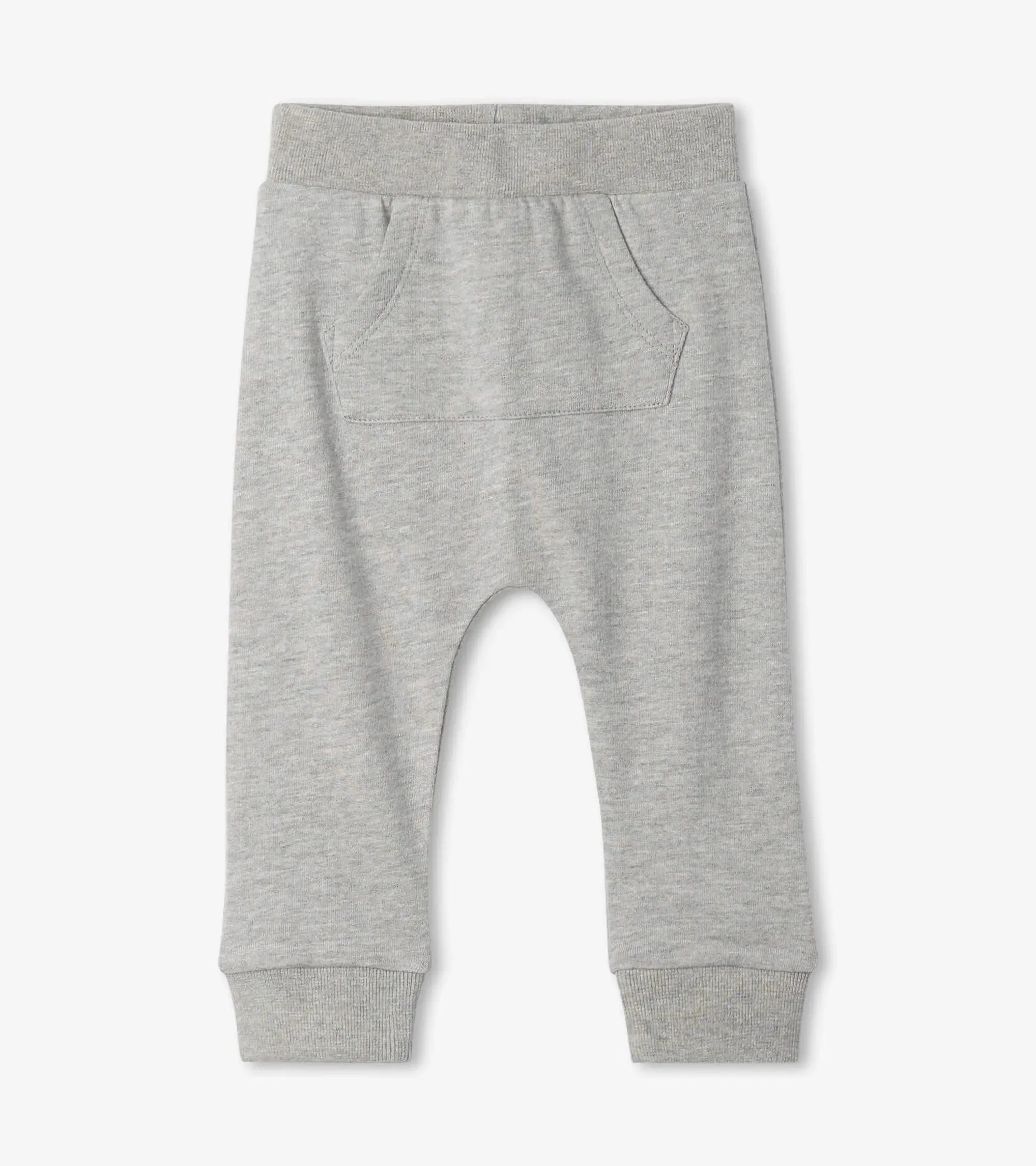 Grey Melange Kanga Pocket Baby Joggers | Hatley