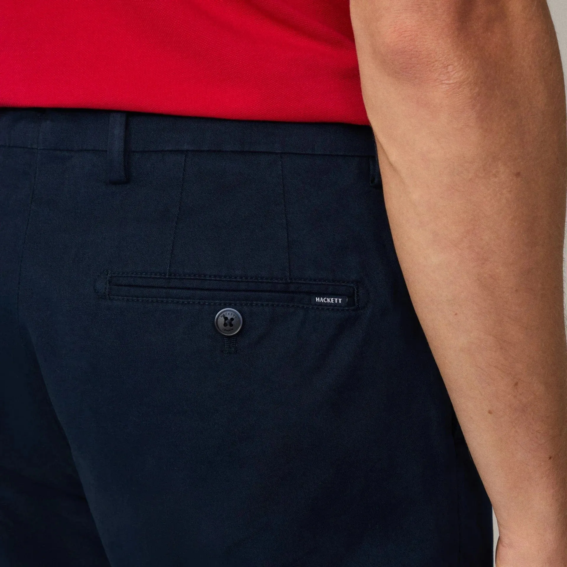 Hackett Slim Fit Kensington Chinos in Navy Blazer