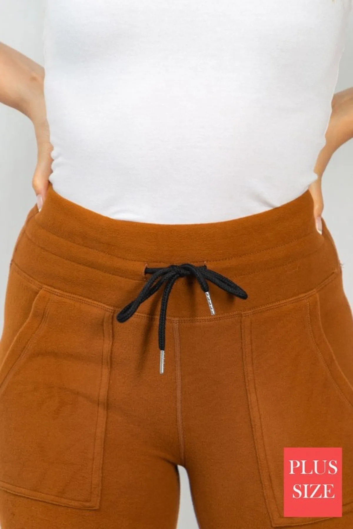 High Waisted Solid Knit Leggings/Joggers