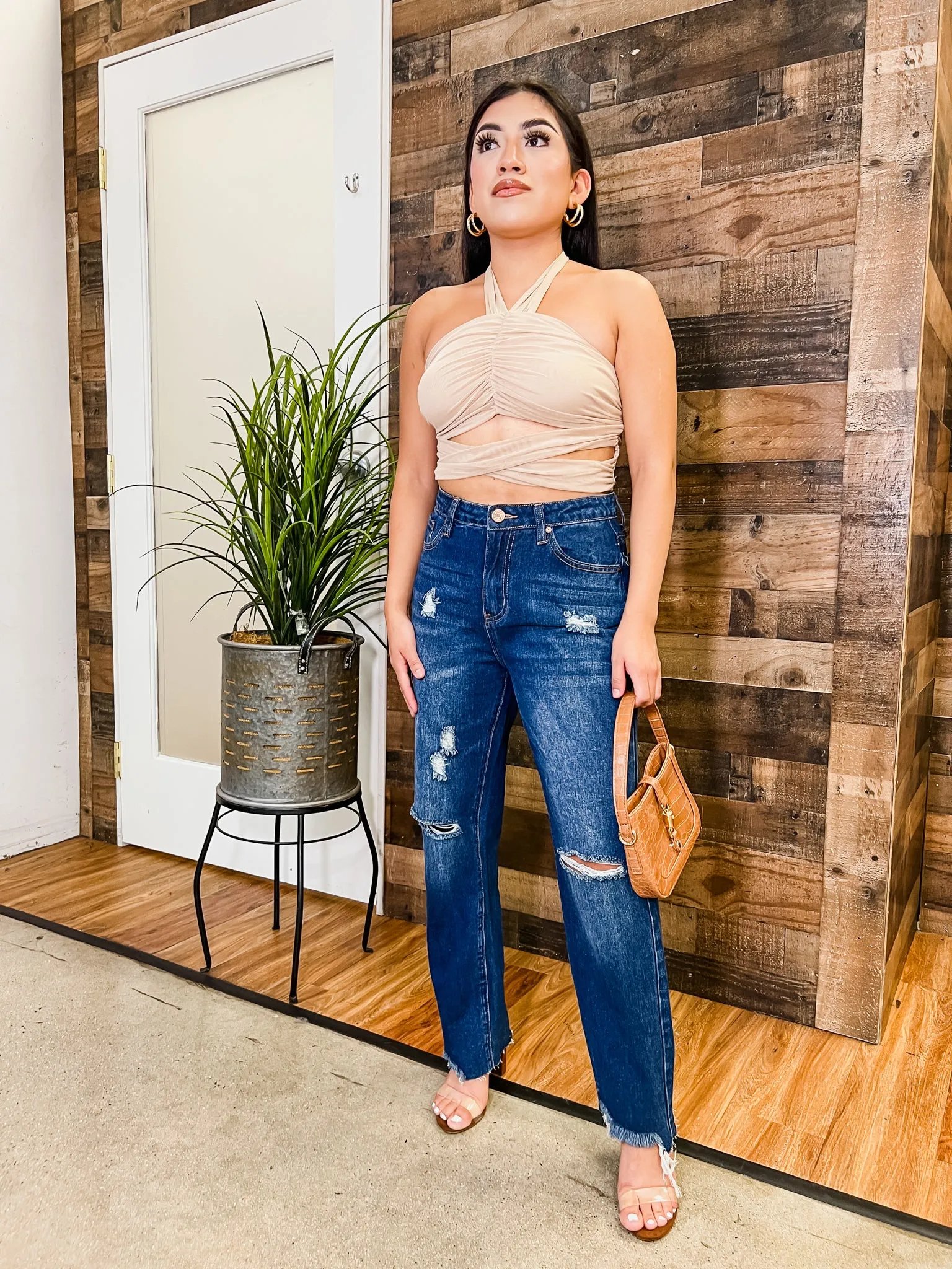Janitza Halter Crop Top