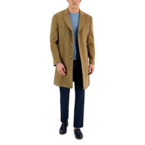 Lauren Ralph Lauren Men's Luther Camel Cashmere Overcoat Coat 42L