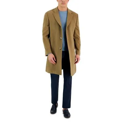 Lauren Ralph Lauren Men's Luther Camel Cashmere Overcoat Coat 42L